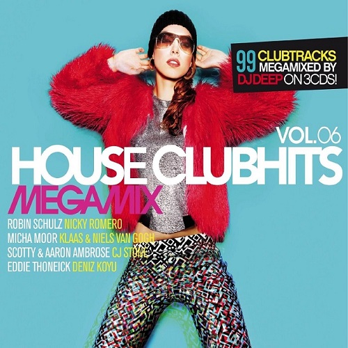 VA - House Clubhits Megamix Vol.6 [3CD] (2016) MP3 скачать торрент