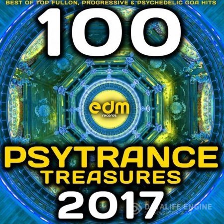 VA - Psy Trance Treasures 2017 - 100 Best of Top Full-on, Progressive & Psychedelic Goa Hits (2016) MP3 скачать торрент