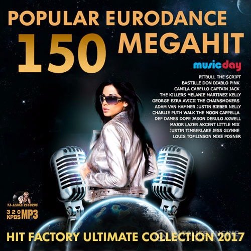 VA - 150 Popular Eurodance Megahit (2017) MP3 скачать торрент