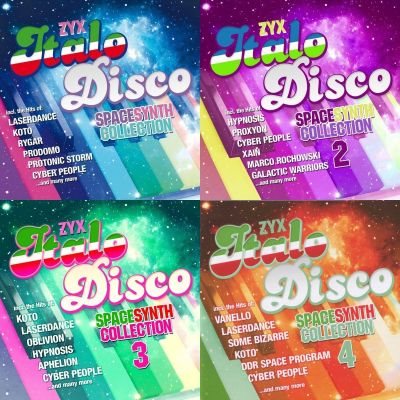 VA - ZYX Italo Disco Spacesynth Collection 1-4 [8CD, Compilation] (2014-2018) MP3