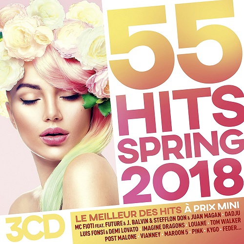 VA - 55 Hits Spring 2018 [3CD] (2018) MP3 скачать торрент