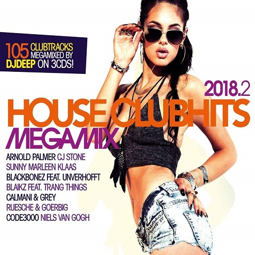 VA - House Clubhits Megamix 2018.2 [3CD] (2018) MP3 скачать торрент