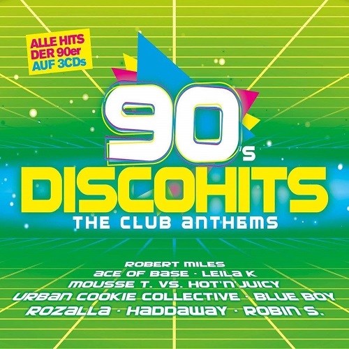 VA - 90s Disco Hits The Club Anthems [3CD] (2018) MP3 скачать торрент