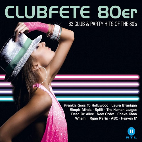 VA - Clubfete 2018 WM 2018 - 63 Club Party Hits of The 80's (2018) MP3 скачать торрент