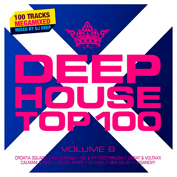 VA - Deephouse Top 100 Vol.8 [Mixed by DJ Deep] (2019) MP3 скачать торрент