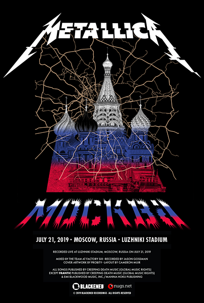 Metallica - Live in Moscow [21.07.19] (2019) WEBRip 1080p скачать торрент