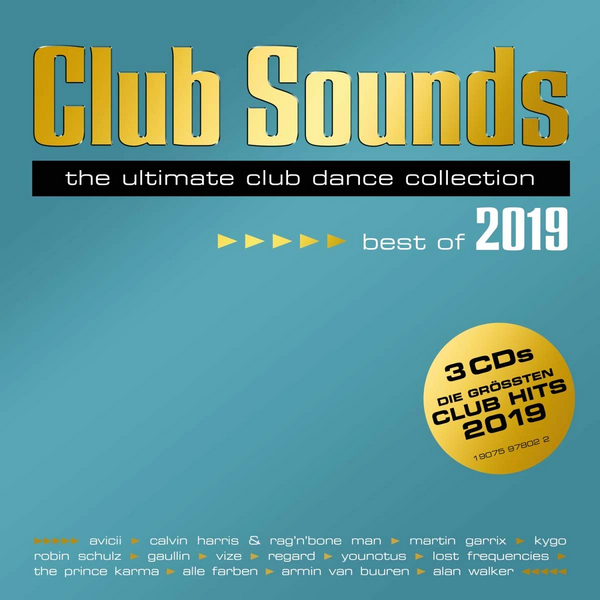 VA - Club Sounds: Best Of 2019 [3CD] (2019) MP3 скачать торрент