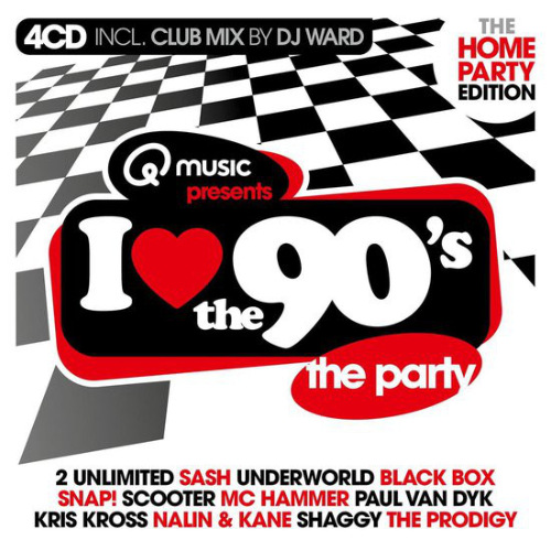 VA - I Love The 90&#039;s: The Home Party Edition [4CD] (2021) MP3